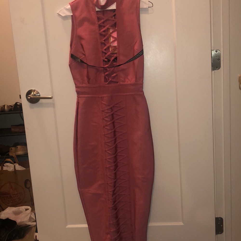 Pretty Little Thing - Pink Midi Dress